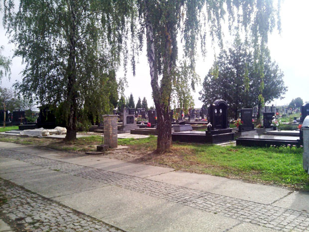 Вазе са гробова бацали на пут